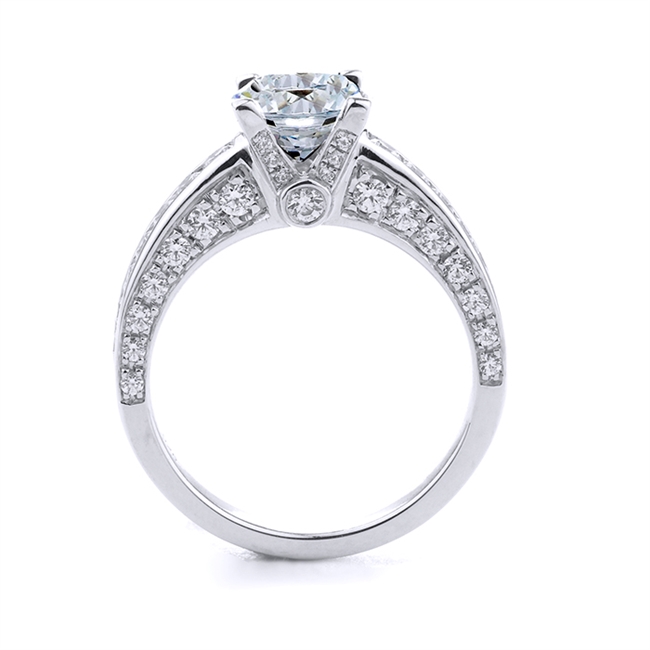 18KT.W ENGAGMENT RING 0.85CT